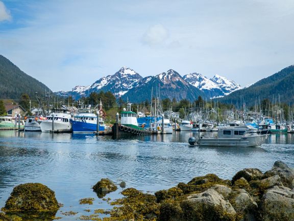 Crewed luxury yacht charter in Alaska